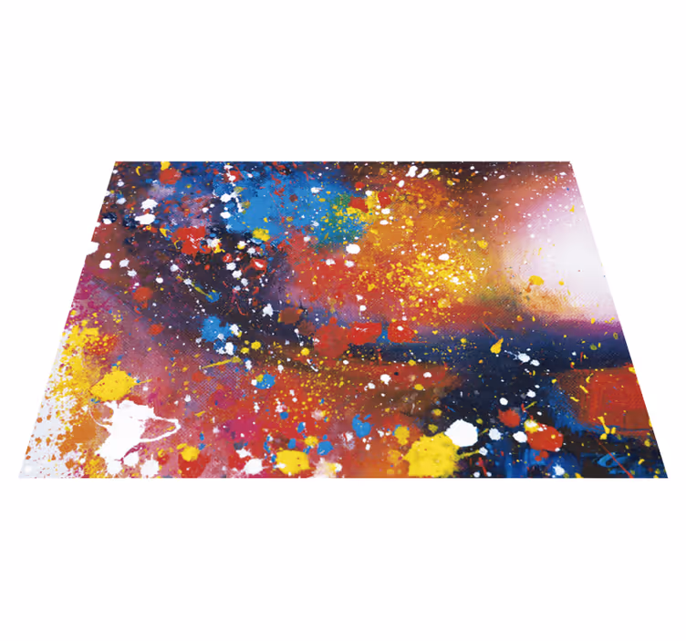 Moderne abstrakte malerei des vinylteppichs - TenStickers