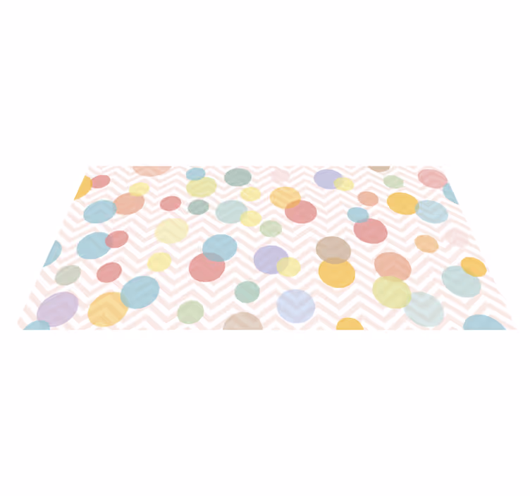 Tupfen pastelltöne babys vinyl teppich - TenStickers