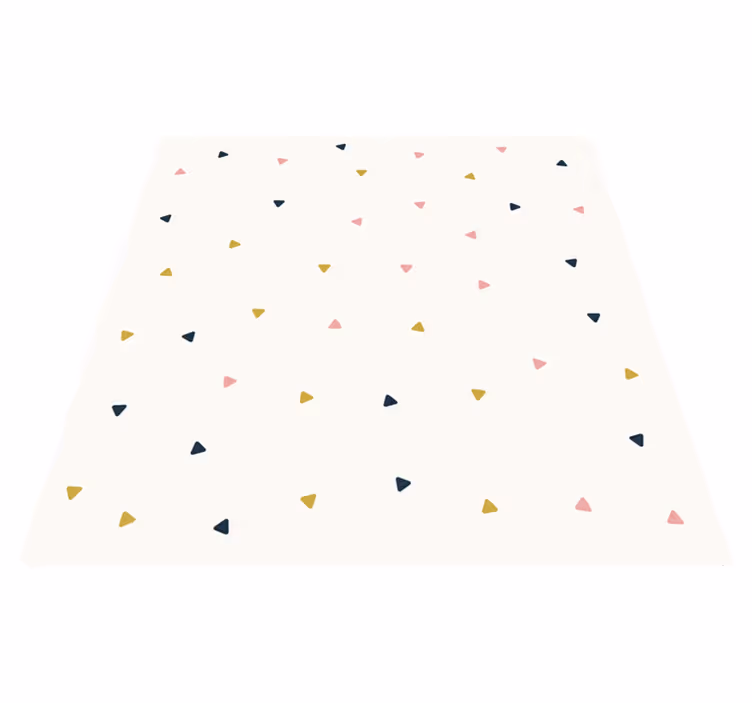Minimalistischer vinylteppich dreiecke - TenStickers