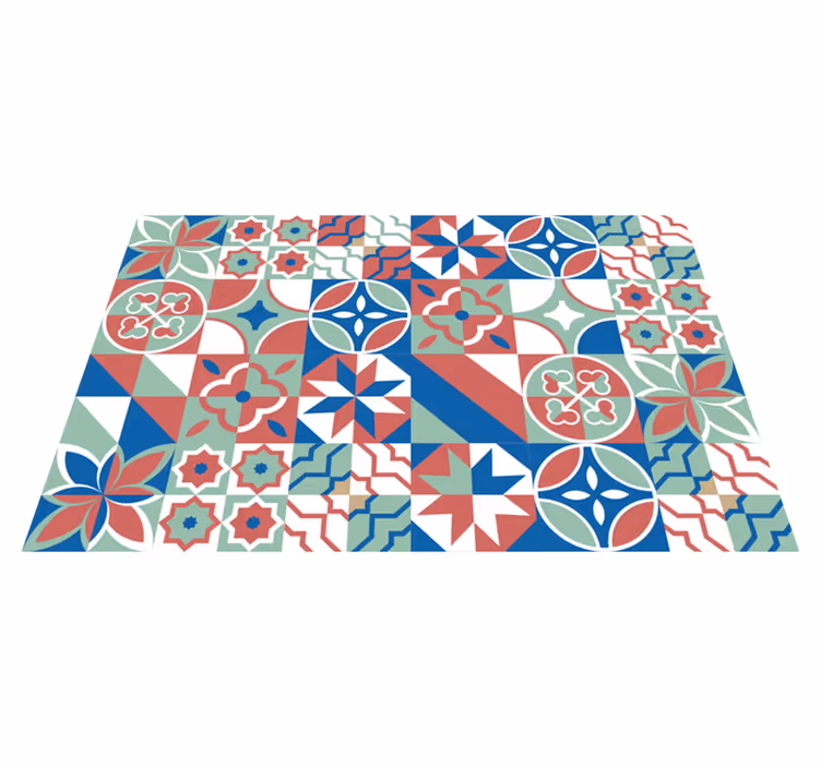 Verschiedene muster vinyl teppich - TenStickers
