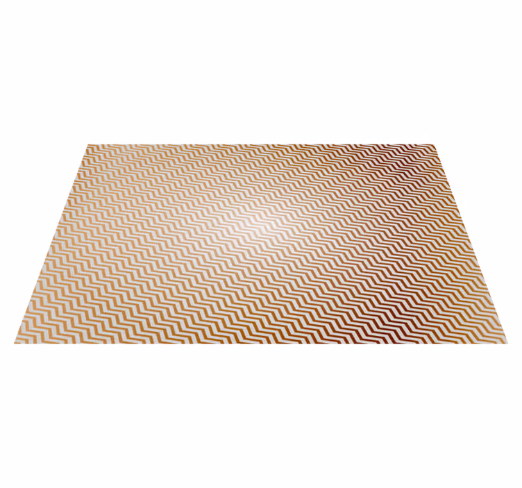 Zickzack Geometrische Formen Vinyl Teppich - TenStickers