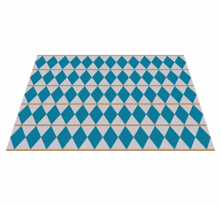 Schweden Design geometrischer Vinyl Teppich - TenStickers