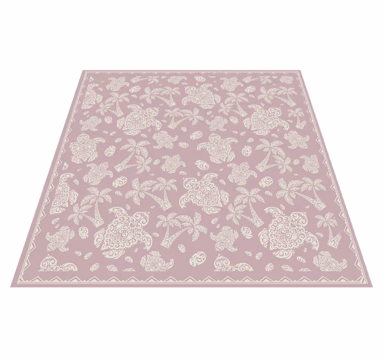 Vinyl Teppich Mandala paisley-mandala - TenStickers