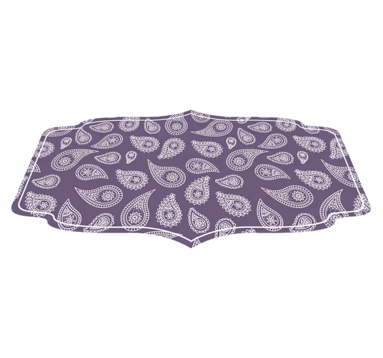 Vinyl Teppich Mandala paisley-mandala-motiv - TenStickers
