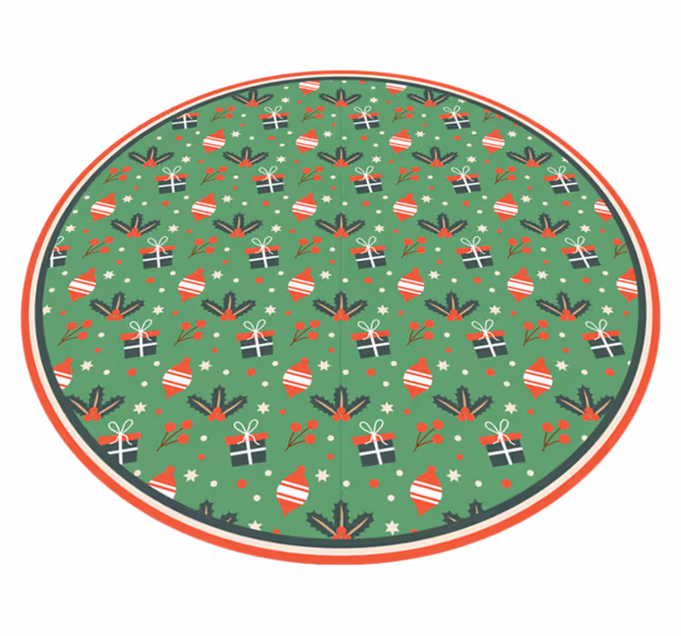 Vinyl Teppich Weihnachten festliches reigen - TenStickers