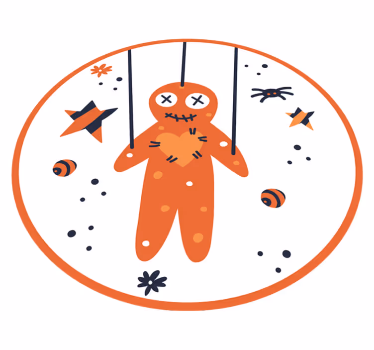 Vinyl Teppich Halloween halloween-lebkuchen - TenStickers