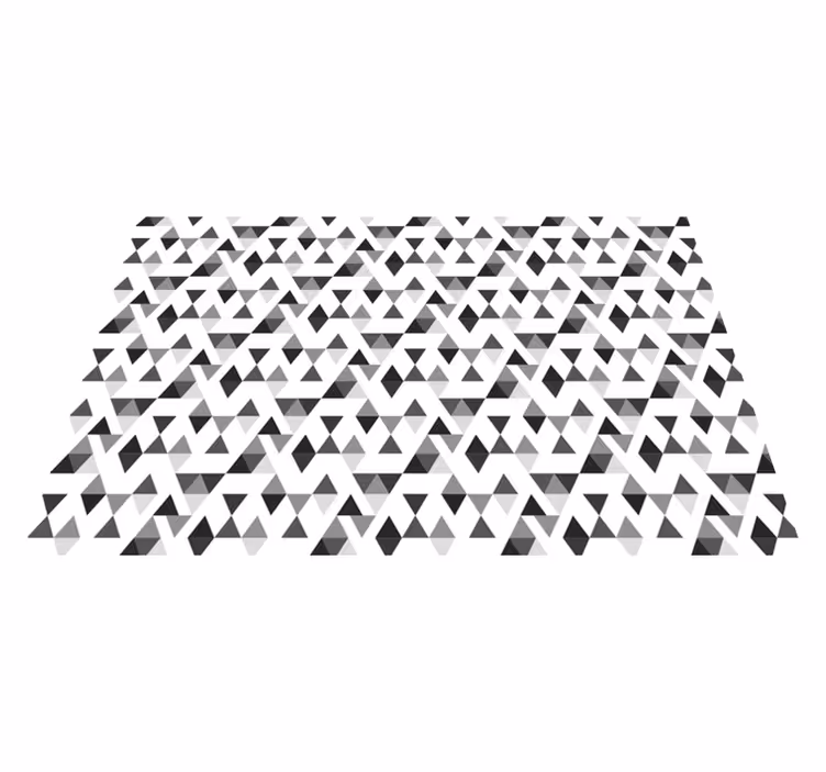 Vinyl Teppich geometrisch teppich mit geometrischem muster - TenStickers