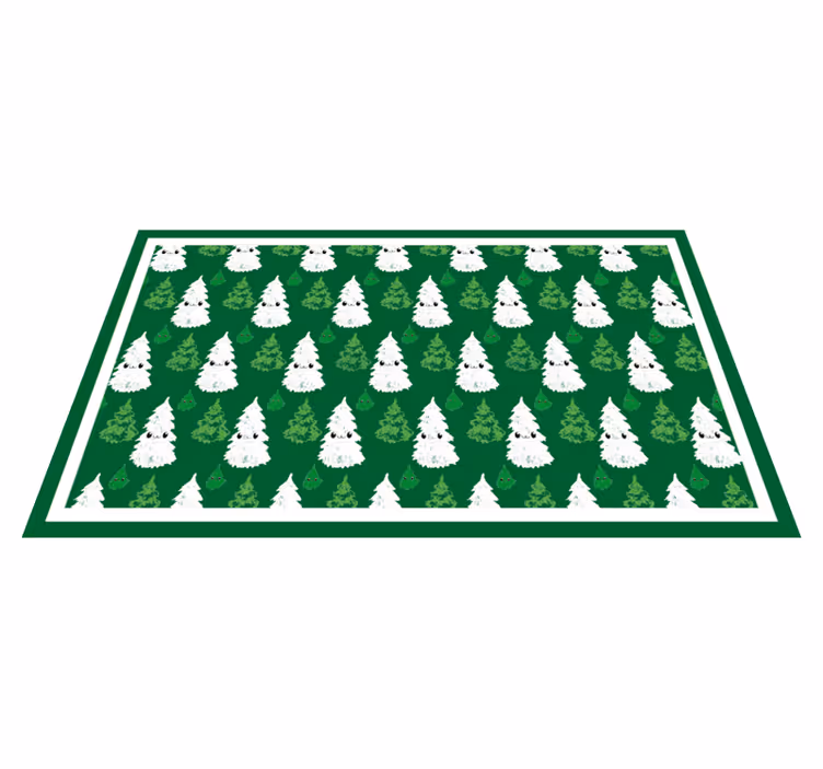 Vinylteppich Wohnzimmer Entzückender weihnachtsbaum - TenStickers