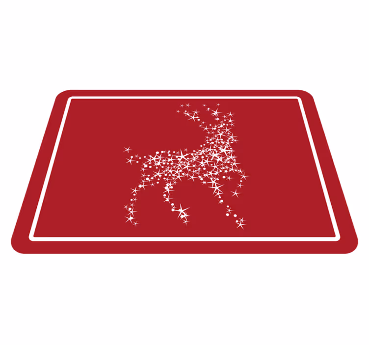 Vinyl Teppich Weihnachten sternbild rentier - TenStickers