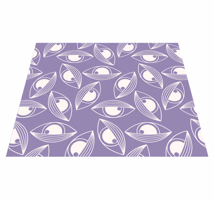 Vinyl Teppich Tiere abstraktes fischmuster - TenStickers