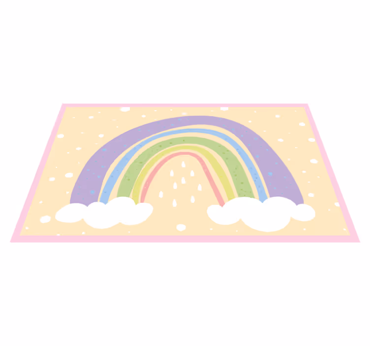 Vinylteppich kindlich Regenbogen - TenStickers