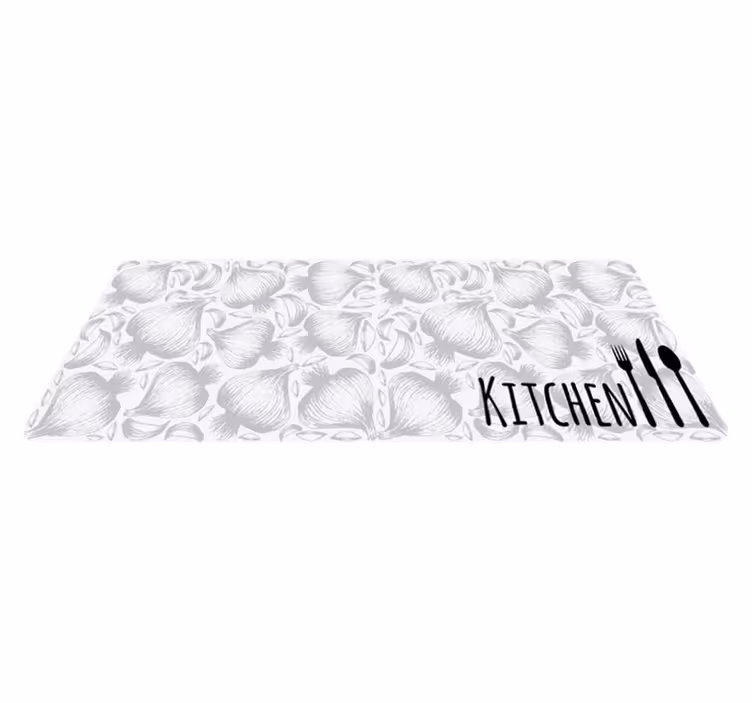 Vinyl Teppich Küche küchengerät abbildung - TenStickers
