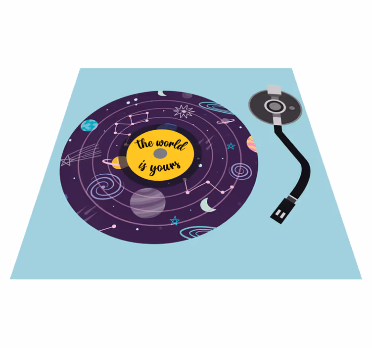 Vinyl Teppich Kinder thema welterkundung - TenStickers