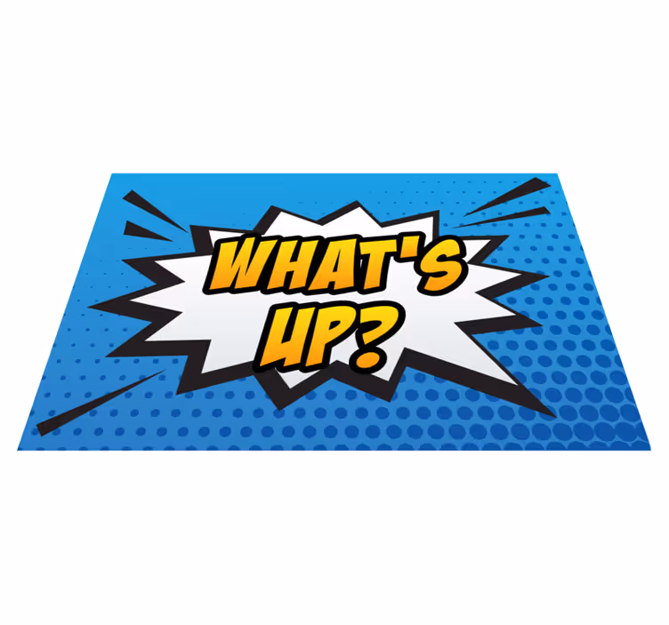 Vinyl Teppich Spiele komischer ausdruck - TenStickers