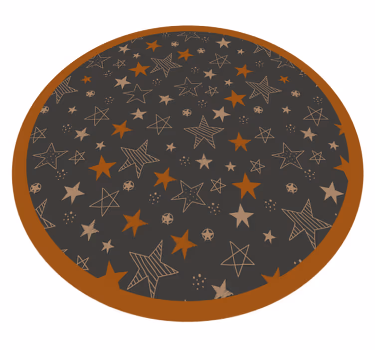 Vinyl Teppich Sterne himmlische motive - TenStickers