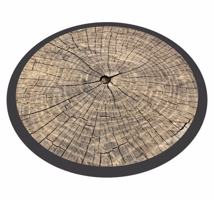 Vinylteppich Holz Vintage kofferraum - TenStickers