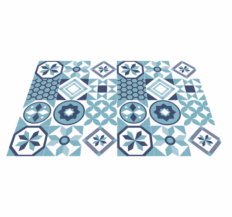 Vinylteppich Mosaik inspiration für mosaikfliesen - TenStickers