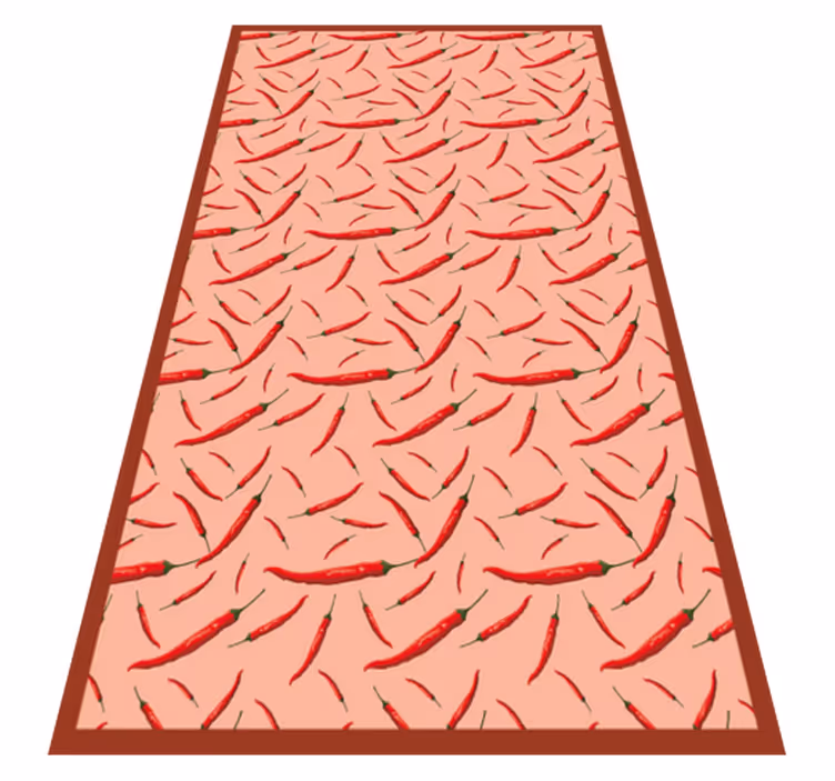 Vinylteppich Holz Chili ein paar paprika - TenStickers