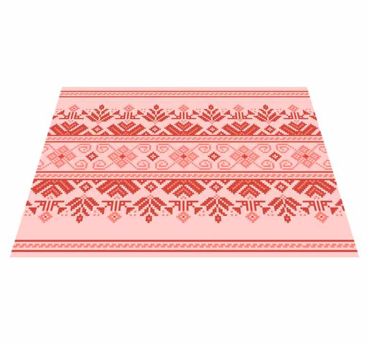 Vinyl Teppich Mandala ethnisches ornamentmuster - TenStickers