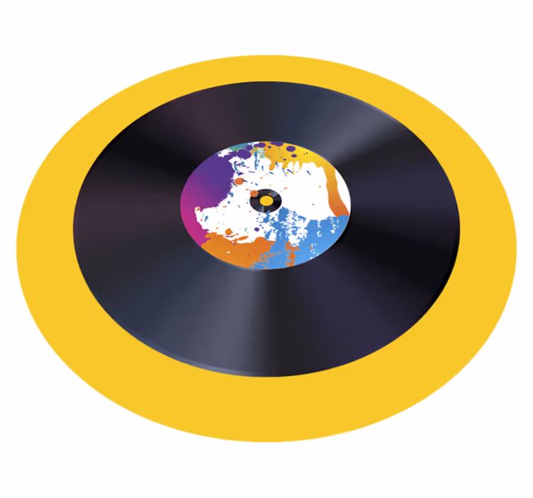 Vinyl Teppich Textur abstrakter spritzer - TenStickers