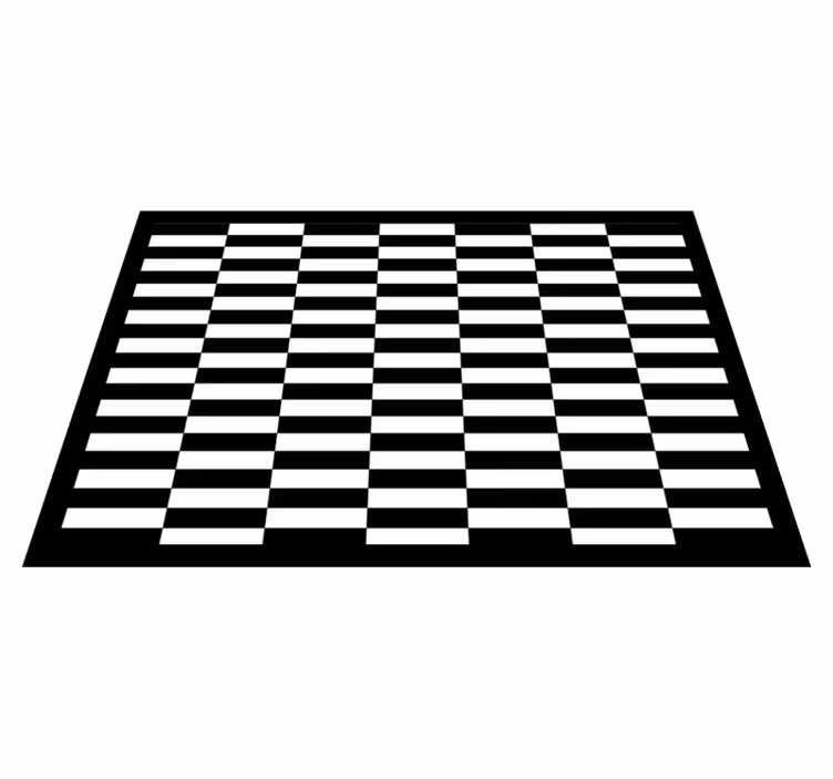 Vinylteppich geometrisch Optische täuschungsstreifen - TenStickers