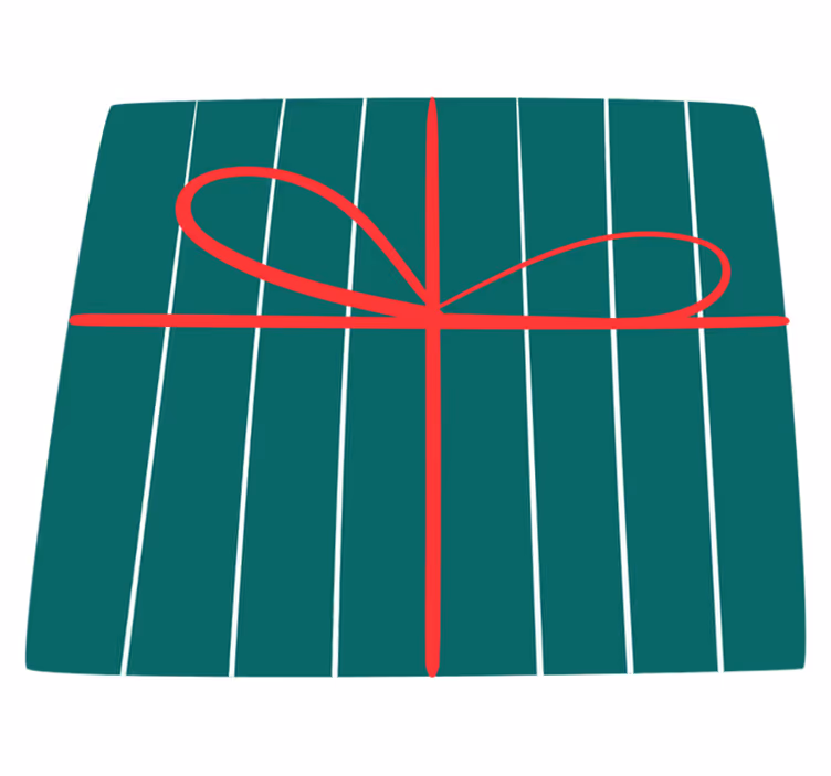 Vinylteppich Wohnzimmer Weihnachtsgeschenke - TenStickers