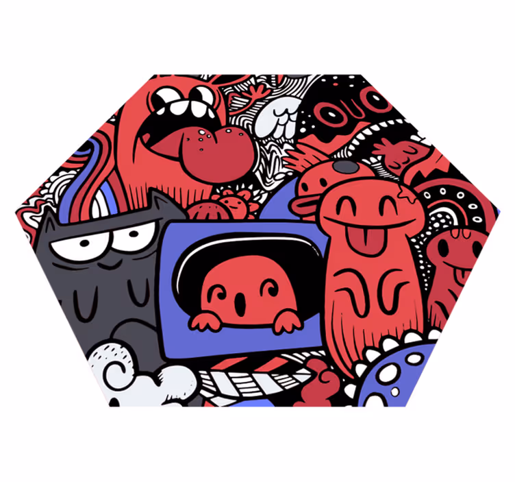 Vinylteppich Jugendliche Cooles graffiti - TenStickers