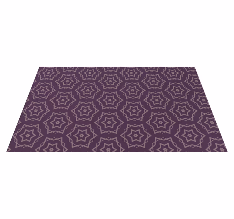 Vinyl Teppich geometrisch symmetrisches muster - TenStickers