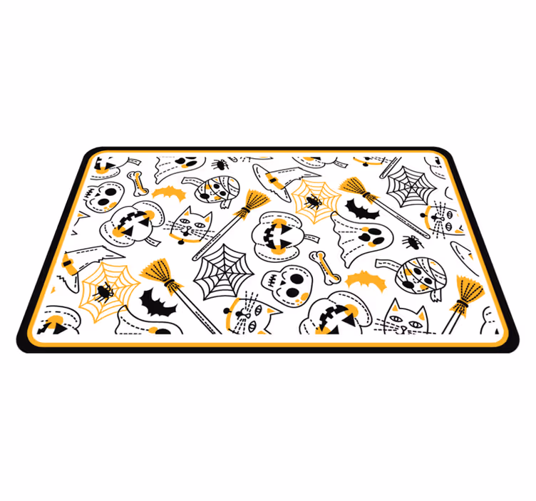 Vinyl Teppich Halloween gruselige festmotive - TenStickers