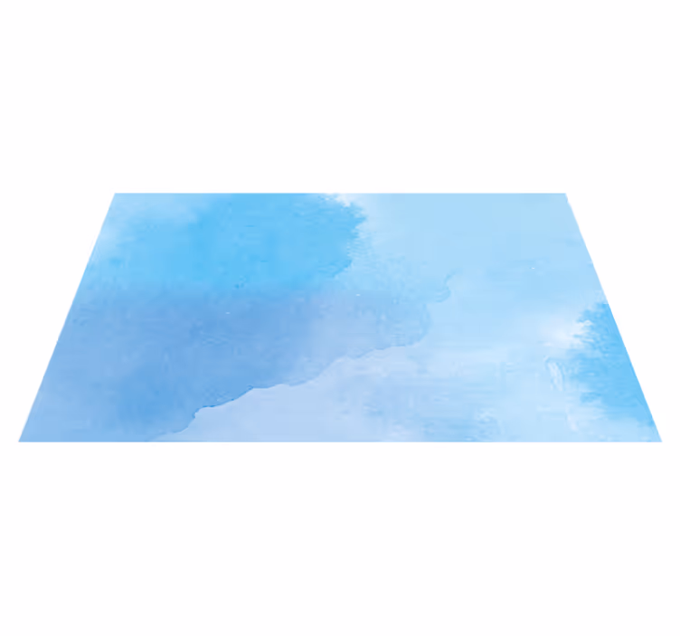 Vinylteppich Steine Babyblauer zement - TenStickers
