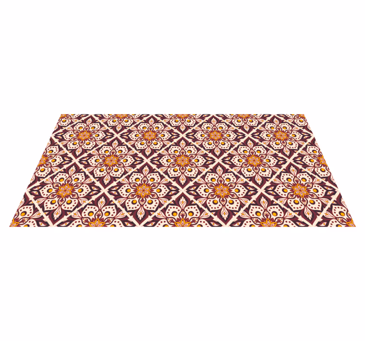 Vinylteppich Mosaik mosaik-mandala-muster - TenStickers