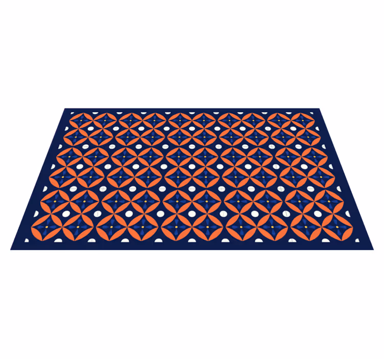 Vinyl Teppich geometrisch geometrisch gemusterte anzeige - TenStickers