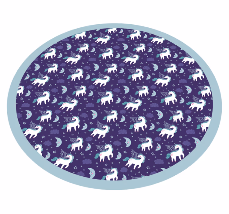 Vinyl Teppich kindlich eisbärkreis - TenStickers