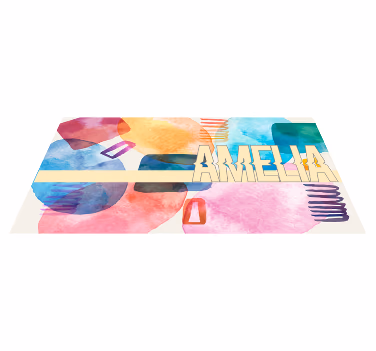 Vinyl Teppich mit Namen benutzerdefinierter name - TenStickers