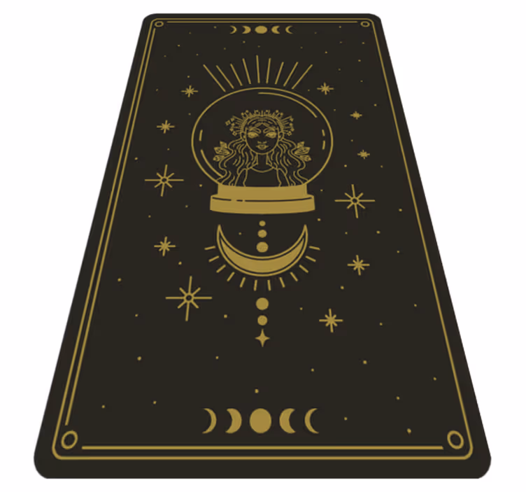 Vinylteppich Schlafzimmer Die hexe und der mond - TenStickers