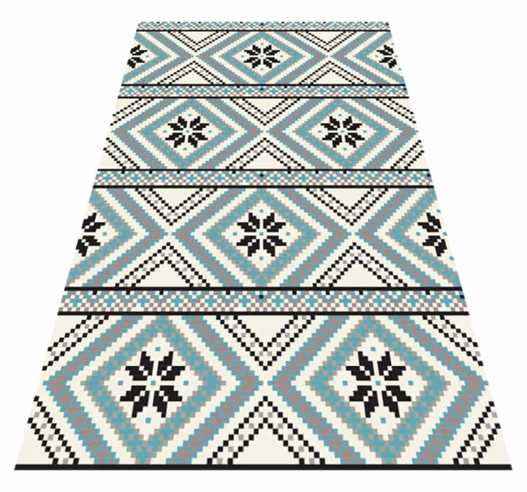 Vinylteppich nordisch Geometrische Figuren - TenStickers