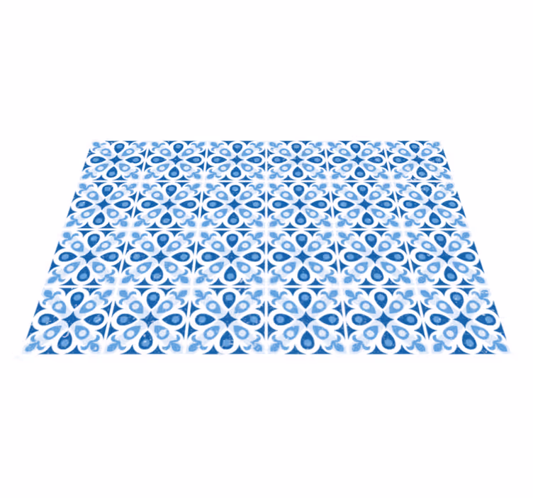 Vinylteppich modern Wasserhaus blau - TenStickers