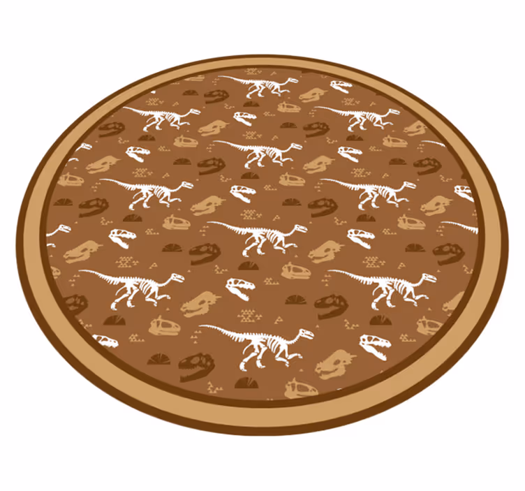 Vinyl Teppich kindlich dinosaurier-motive - TenStickers