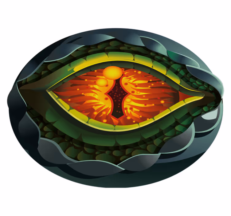 Vinyl Teppich Natur abstrakt natur auge - TenStickers