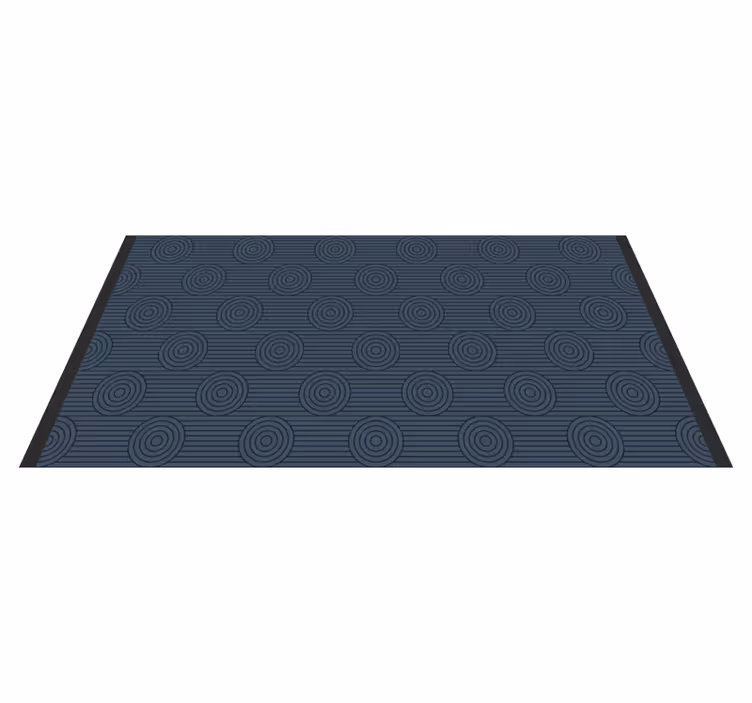 Vinyl Teppich geometrisch geometrische kreismotive - TenStickers