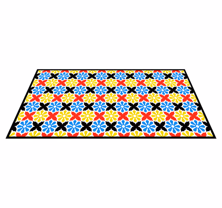 Vinylteppich Mosaik buntes mosaikmuster - TenStickers