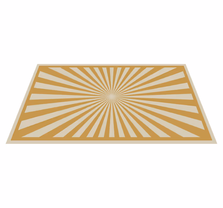 Vinylteppich modern Sunburst teppich - TenStickers