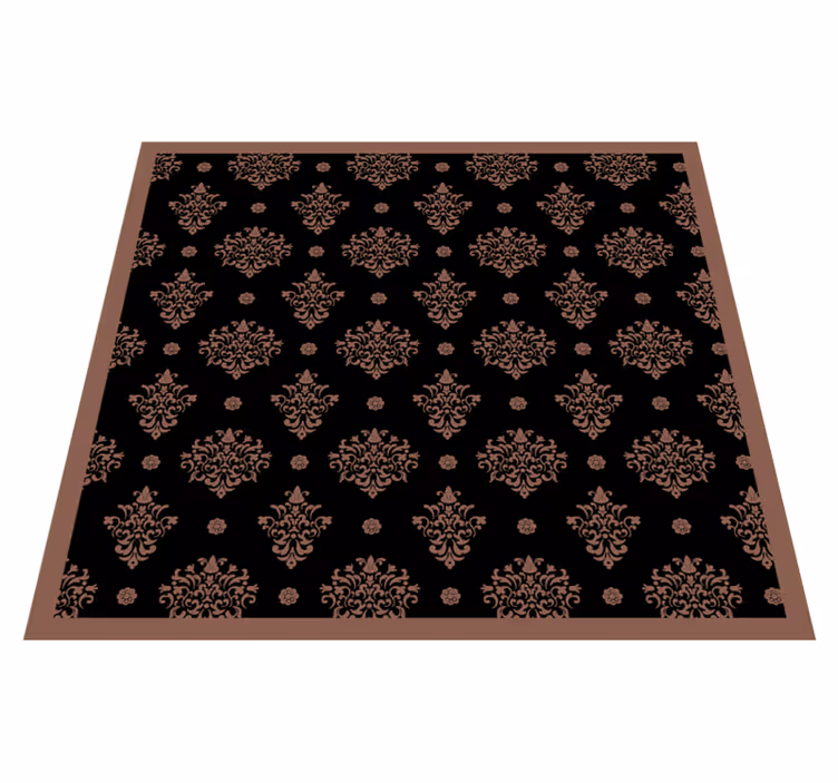 Vinylteppich Vintage Barockes retro-muster - TenStickers
