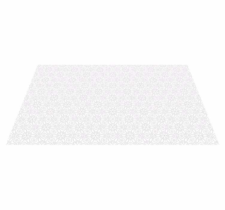 Vinyl Teppich Küche Blumen hidraulisch - TenStickers