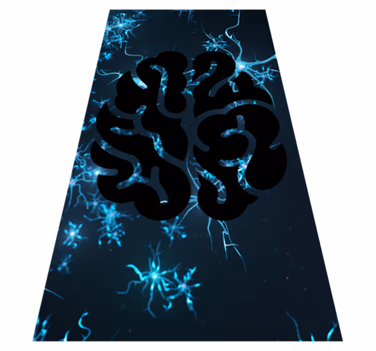 Vinyl Teppich Textur neuronale wege - TenStickers