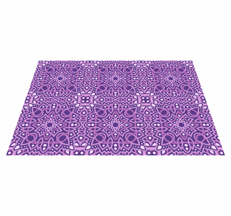 Vinyl Teppich Mandala mandala-symphonie - TenStickers