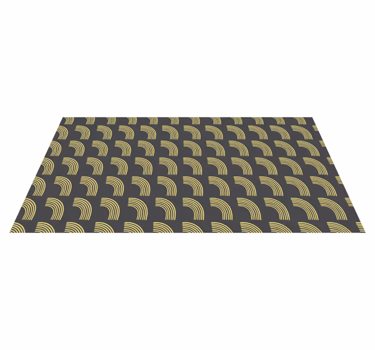 Vinylteppich Streifen geometrische bogenmuster - TenStickers