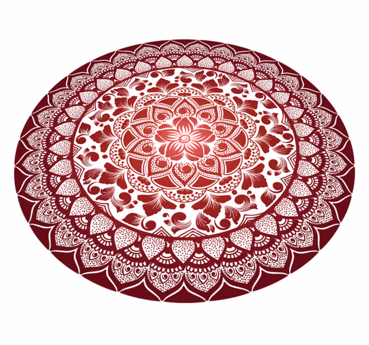 Vinylteppich Mandala Kreisförmiges orientalisch - TenStickers