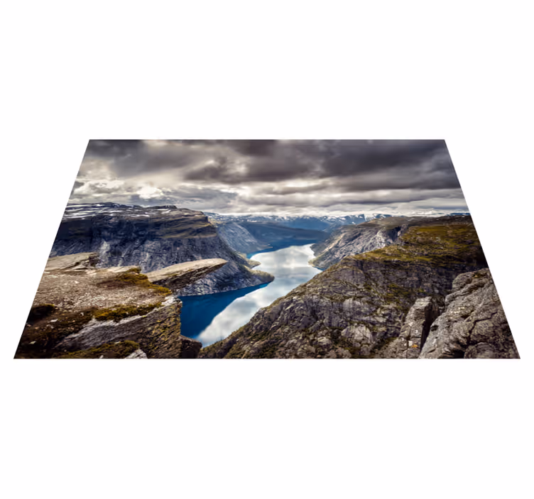 Vinyl Teppich Natur luftlandschaft - TenStickers