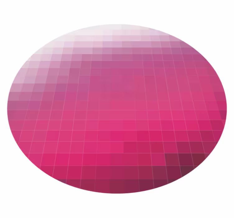 Vinyl Teppich minimalistisch farbverlaufskugel - TenStickers